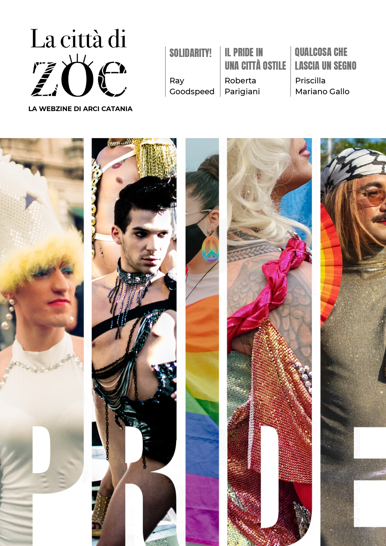 copertina pride 1 La città di Zoe Arci Catania